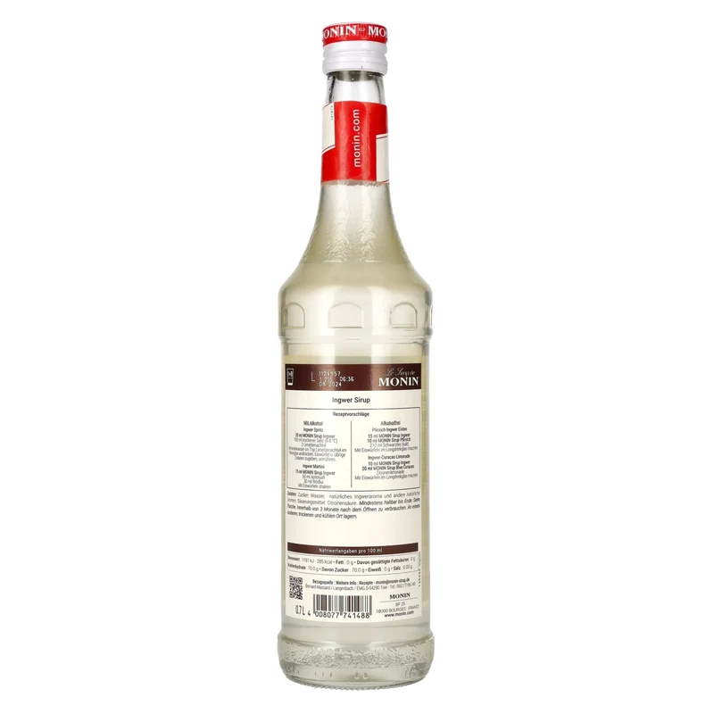 Le Sirop de Monin INGWER 0,7l