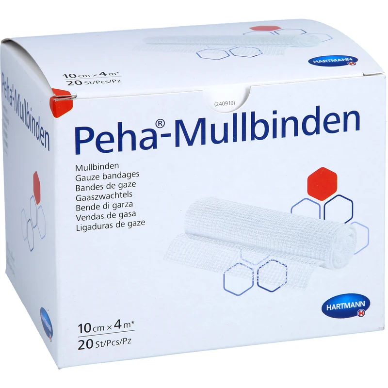 Peha-Mullbinde 10cmx4m, 20 St BIN
