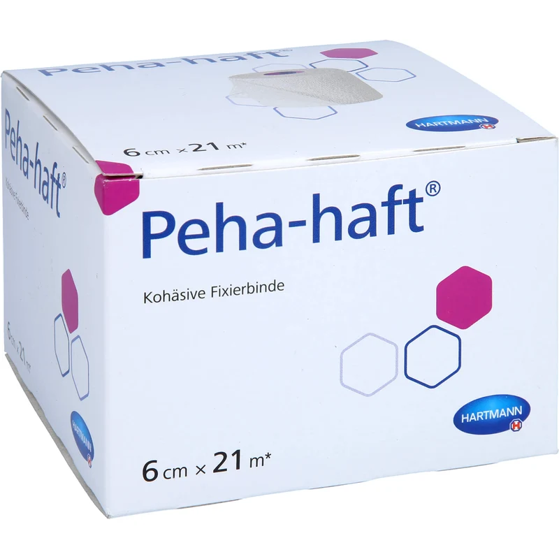 Peha-haft Fixierbinde latexfrei 6cm x 21m, 1 St BIN