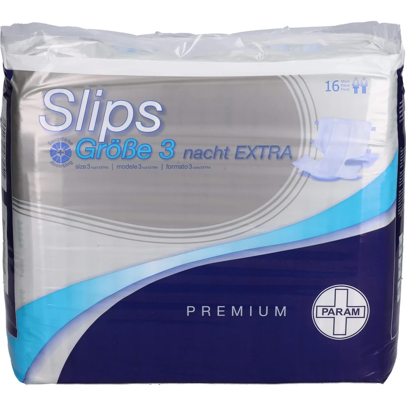 PARAM SLIPS PREMIUM Nacht Extra Gr. 3, 16 St