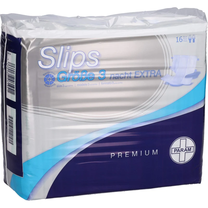 PARAM SLIPS PREMIUM Nacht Extra Gr. 3, 16 St