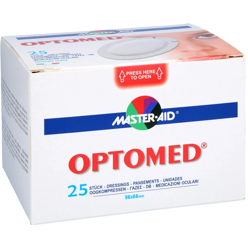 OPTOMED Augenkompresse selbstklebend steril, 25 St KOM