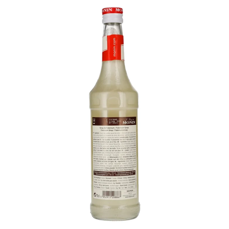 Le Sirop de Monin FALERNUM 0,7l