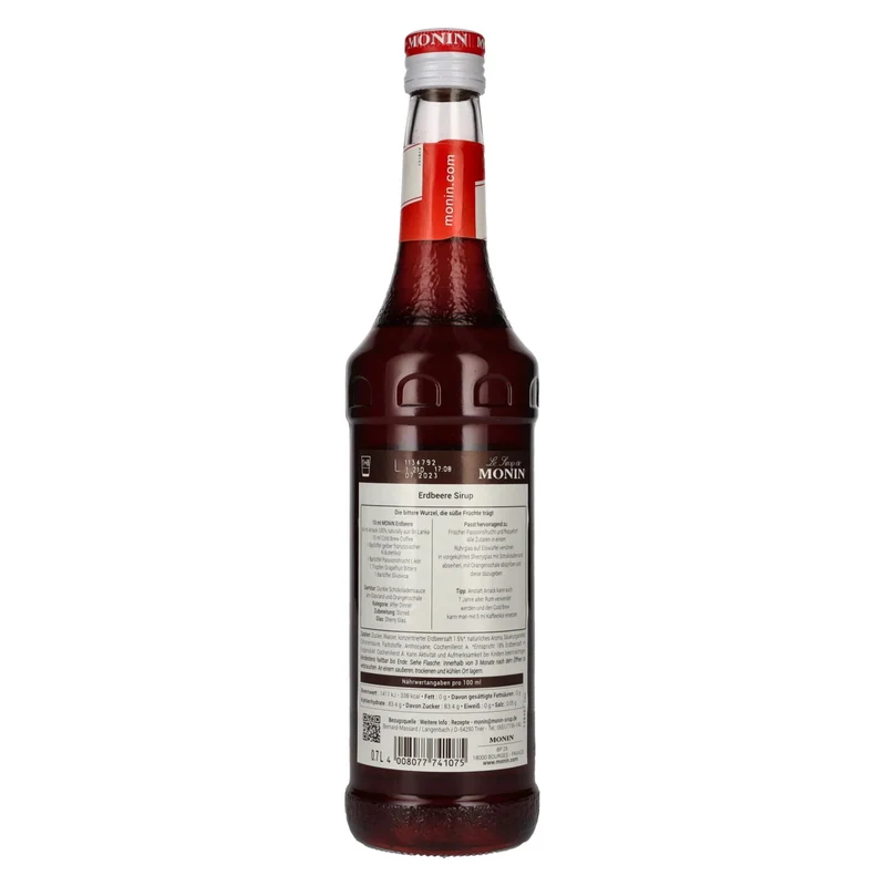 Le Sirop de Monin ERDBEERE 0,7l