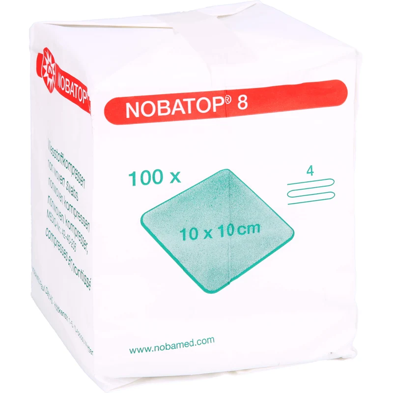 NOBATOP 8 10X10CM, 100 St KOM