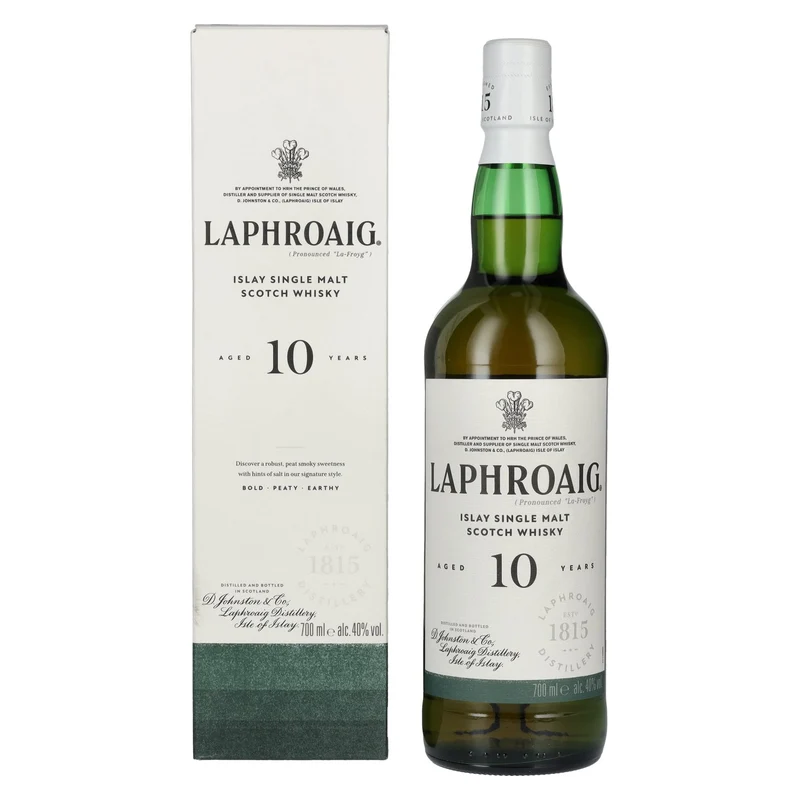 Laphroaig 10 Years Old 40% Vol. 0,7l in Geschenkbox