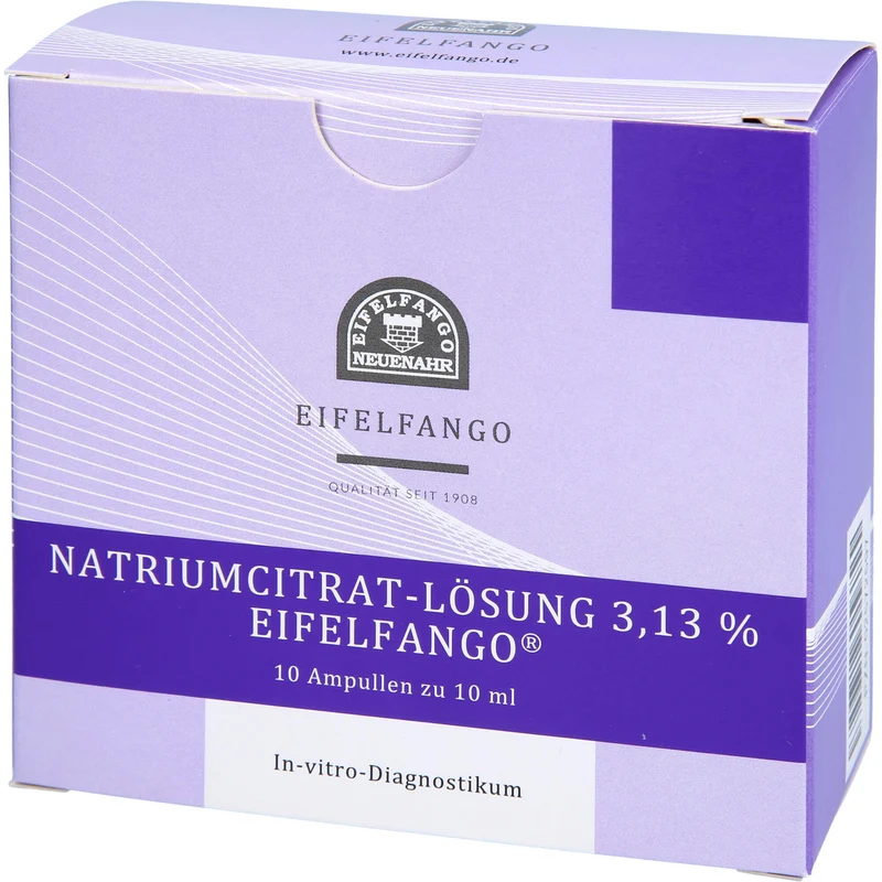 NATRIUM CITRICUM 3,13%, 10X10 ml AMP