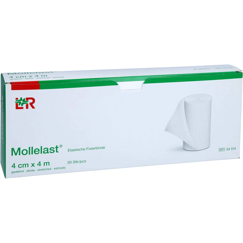 MOLLELAST 4CMx4m WEISS 14410, 20 St BIN