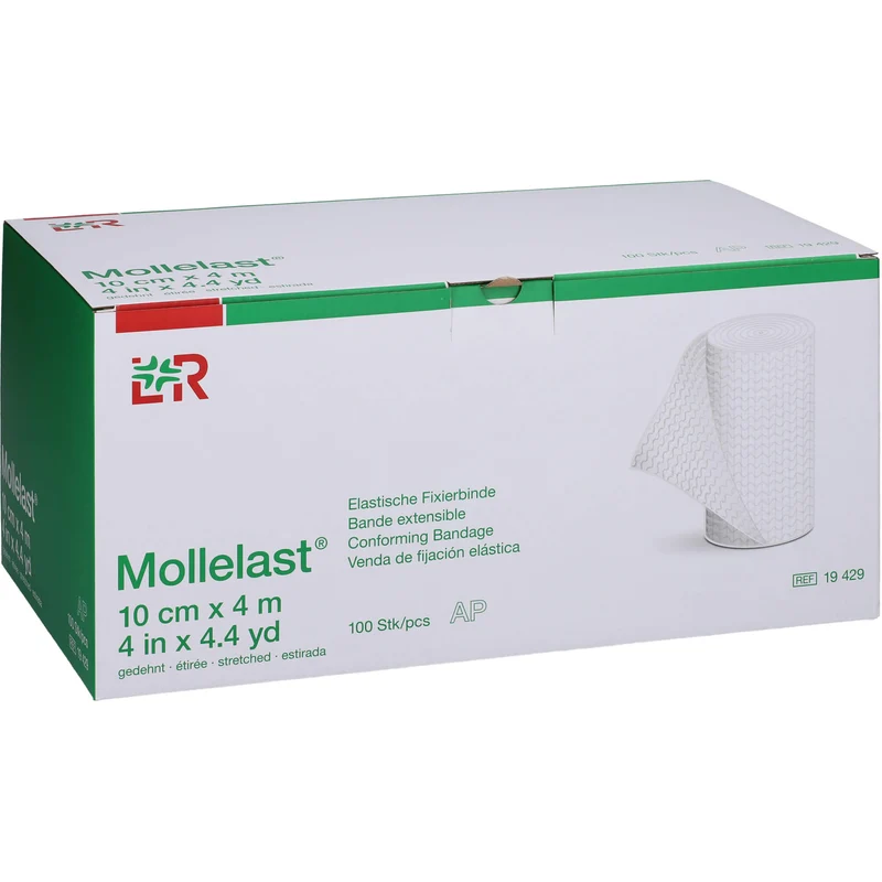 Mollelast Elastische Fixierbinde 10cmx4m, 100 St BIN