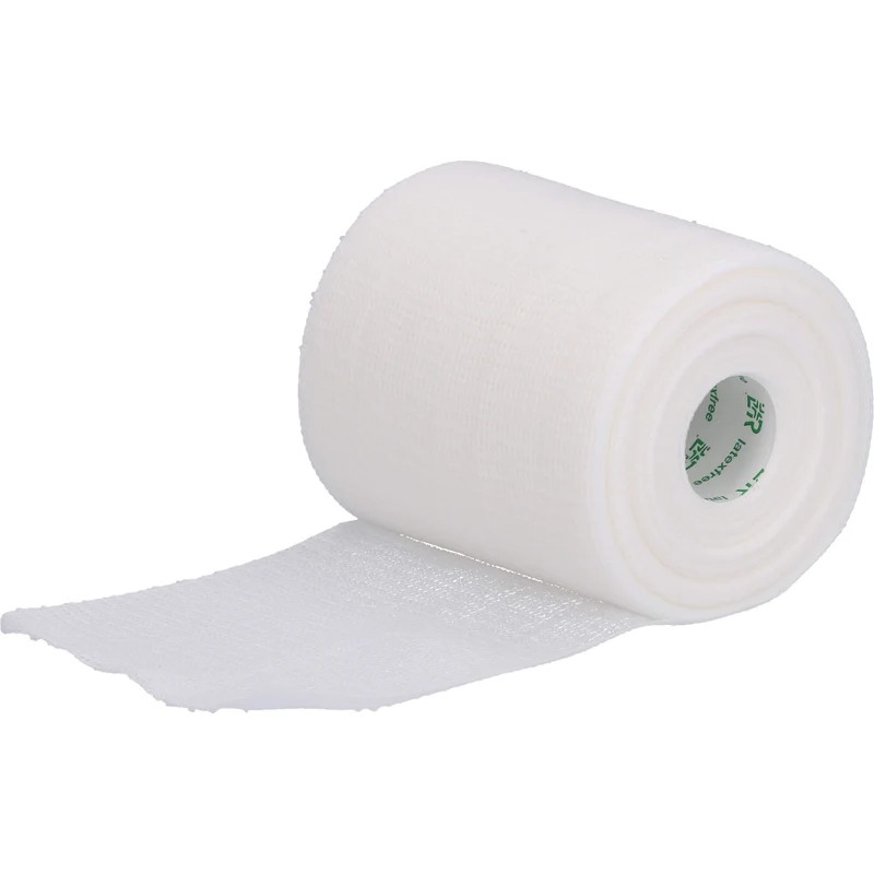 Mollelast haft latexfrei weiß 10cm x 20m gedehnt, 6 St BIN