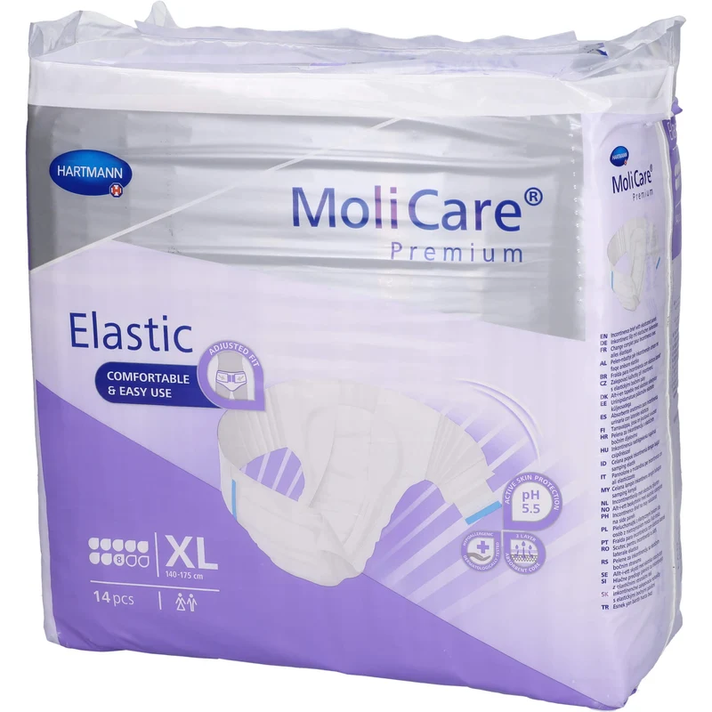 MoliCare Premium Elastic 8 Tropfen Gr. XL, 14 St