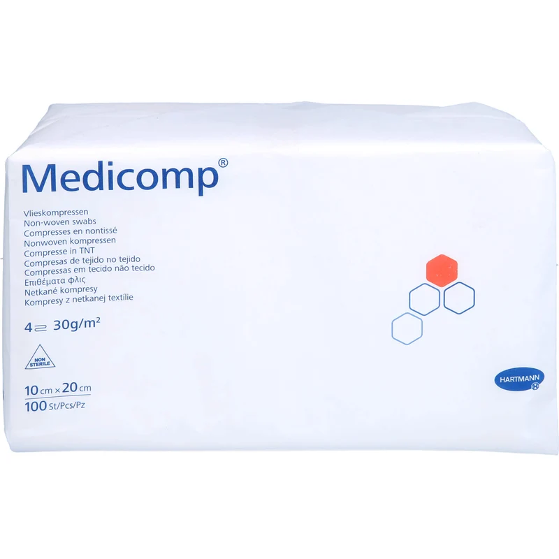MEDICOMP UNSTERIL 10X20CM, 100 St KOM