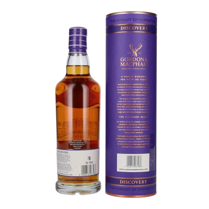 Gordon & MacPhail MILTONDUFF 10 Years Old Discovery 43% Vol. 0,7l in Geschenkbox