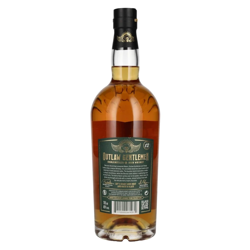 VOLBEAT 12 Years Old Outlaw Gentlemen Irish Whiskey 46% Vol. 0,7l