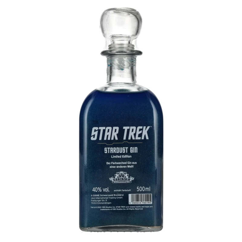 V-Sinne Schwarzwald STAR TREK Stardust Gin 40% Vol. 0,5l