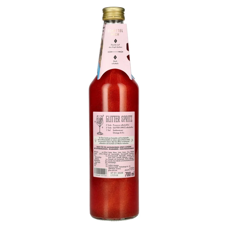 Glitter Spritz Aperitivo alkoholfrei 0,7l