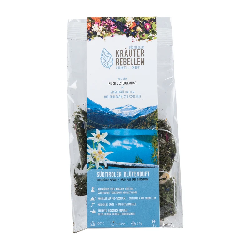 Südtiroler Blütenduft – Kräutertee im Beutel