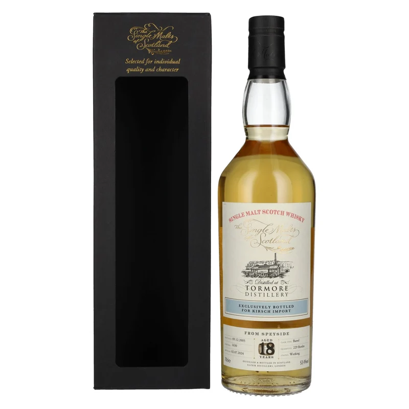 Tormore 18 Years Old KIRSCH IMPORT Speyside Single Malt 2005 53,4% Vol. 0,7l in Geschenkbox