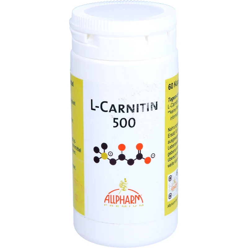 L-Carnitin 500mg Kapseln, 60 St KAP