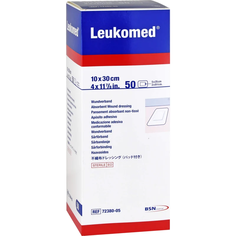 LEUKOMED STERILE PFLASTER 10x30 cm, 50 St PFL