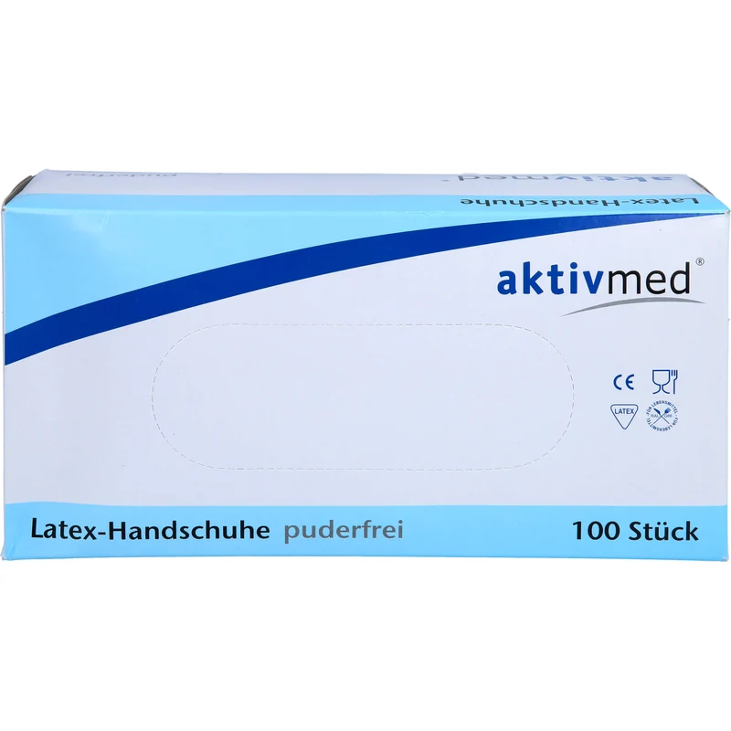 Latexhandschuhe Einmal Puderfrei L, 100 St HAS