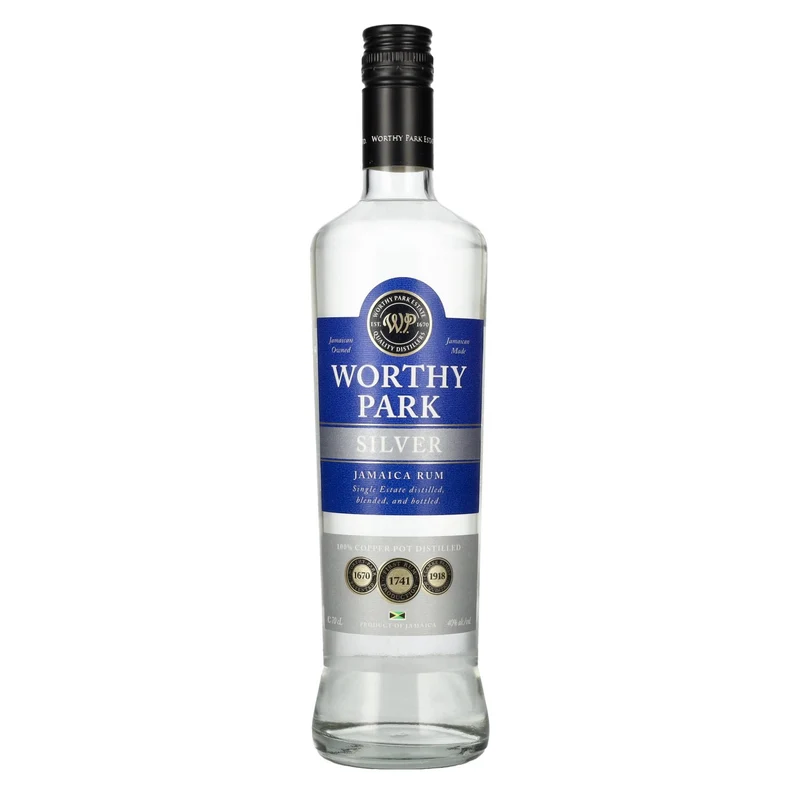 Rum-Bar Worthy Park Estate SILVER 100% Copper Pot Jamaica Rum 40% Vol. 0,7l