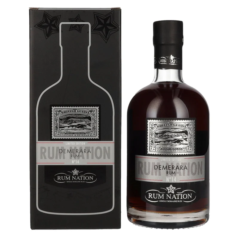 Rum Nation Demerara No. 14 Limited Edition 40% Vol. 0,7l in Geschenkbox