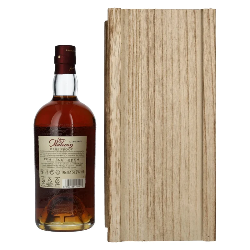 Rum Malecon Añejo 17 Años RARE PROOF 2005 51,2% Vol. 0,7l in Holzkiste