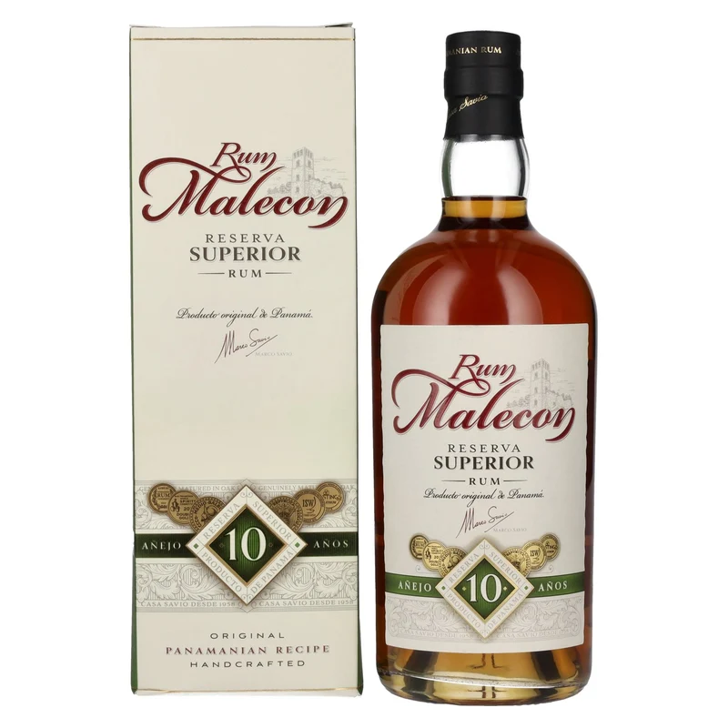 Rum Malecon Añejo 10 Años Reserva Superior 40% Vol. 0,7l in Geschenkbox