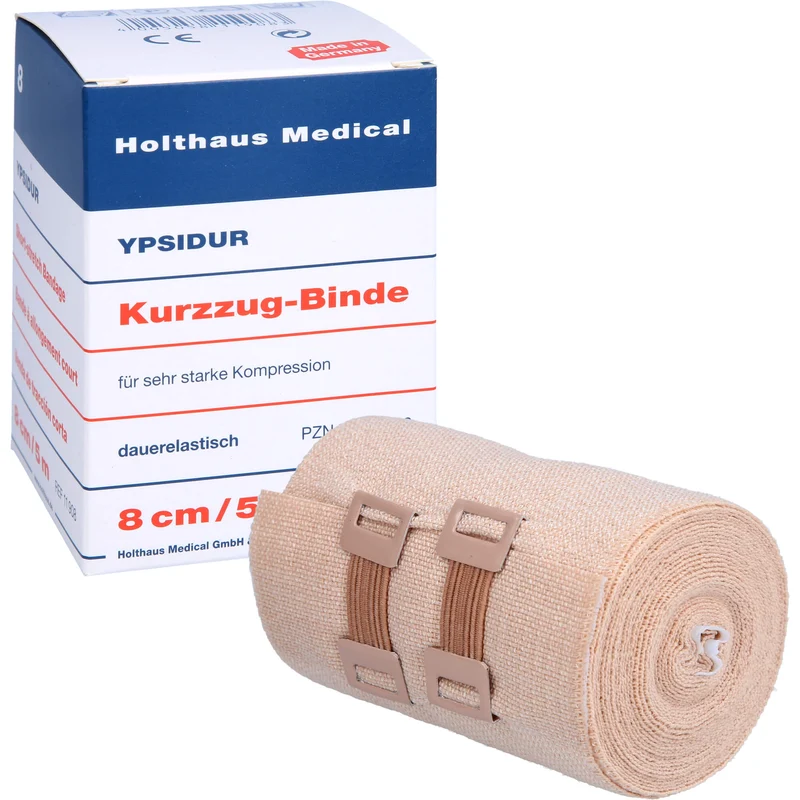 Kurzzugbinde YPSIDUR 8cmx5m, 1 St BIN