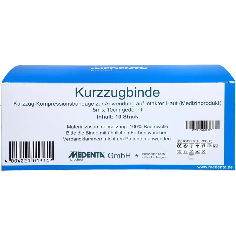 KURZZUGBINDE 5MX10CM, 10 St BIN