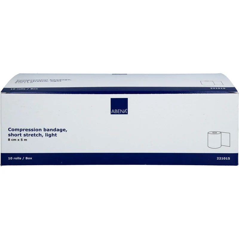 Kompressionsbinden Kurzzug 5mx8cm, 10 St BIN