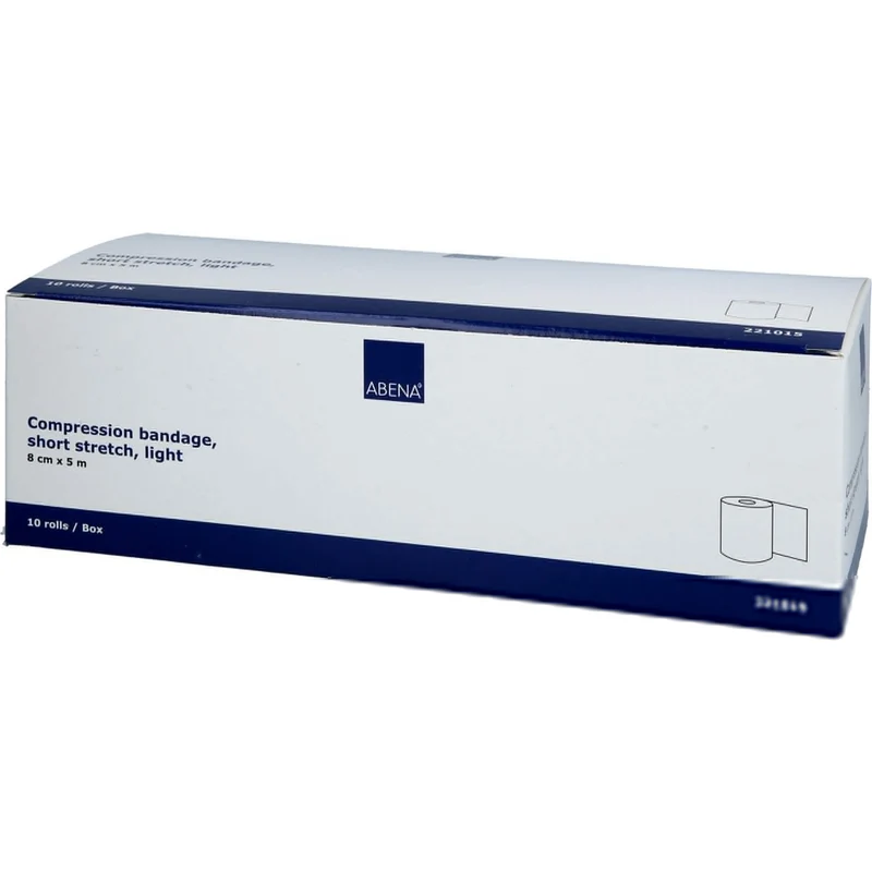 Kompressionsbinden Kurzzug 5mx8cm, 10 St BIN