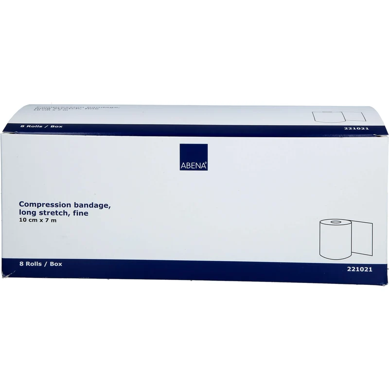 Kompressionsbinden Langzug 7mx10cm, 8 St BIN