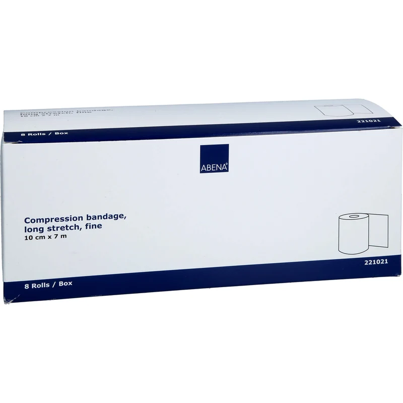 Kompressionsbinden Langzug 7mx10cm, 8 St BIN