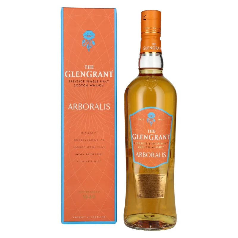 Glen Grant ARBORALIS Single Malt Scotch Whisky 40% Vol. 0,7l in Geschenkbox