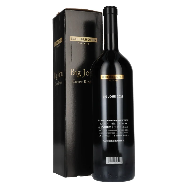 Scheiblhofer Big John Cuvée Reserve 2023 14% Vol. 1,5l in Geschenkbox