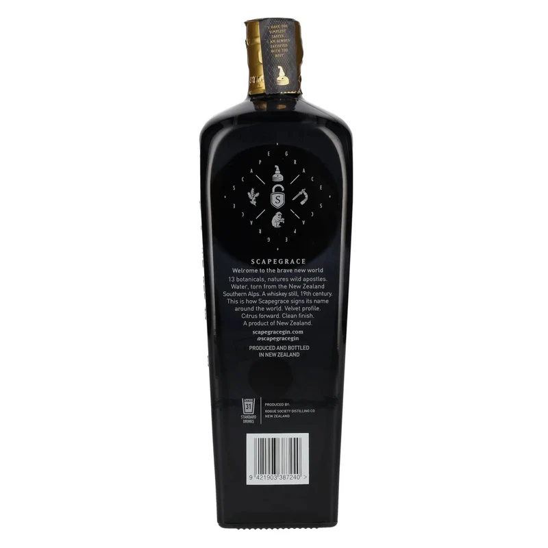 Scapegrace GOLD Premium Dry Gin 57% Vol. 0,7l