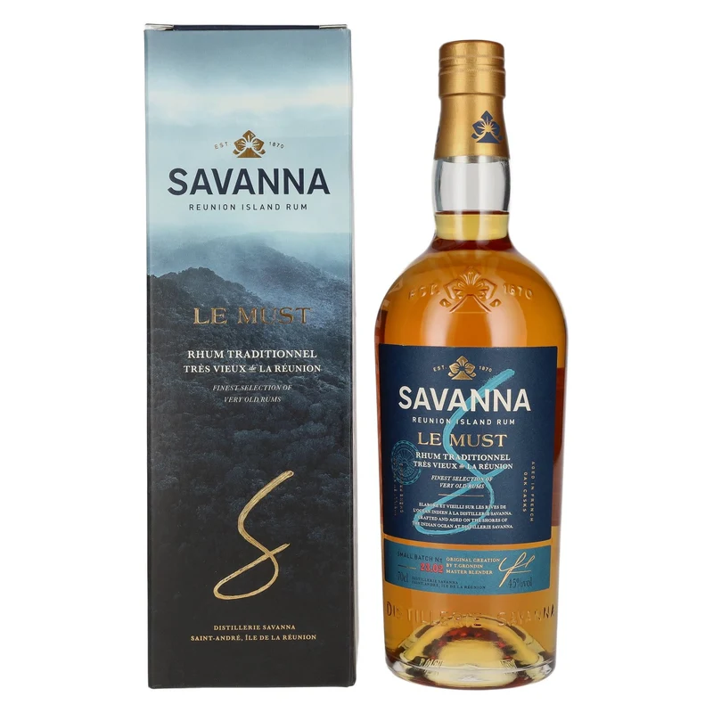 Savanna LE MUST Reunion Island Rum 45% Vol. 0,7l in Geschenkbox