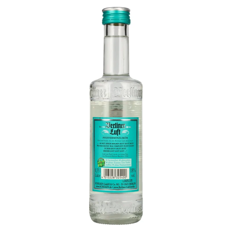 Berliner Luft DER FRISCHE Pfefferminzlikör 18% Vol. 0,35l