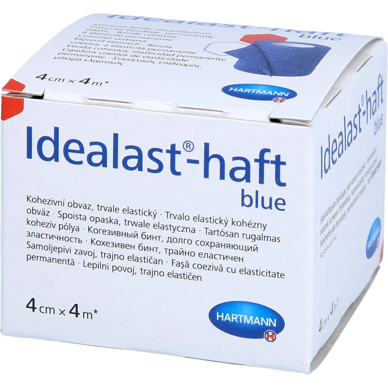 Idealast-haft color Binde 4cmx4m blau, 1 St BIN