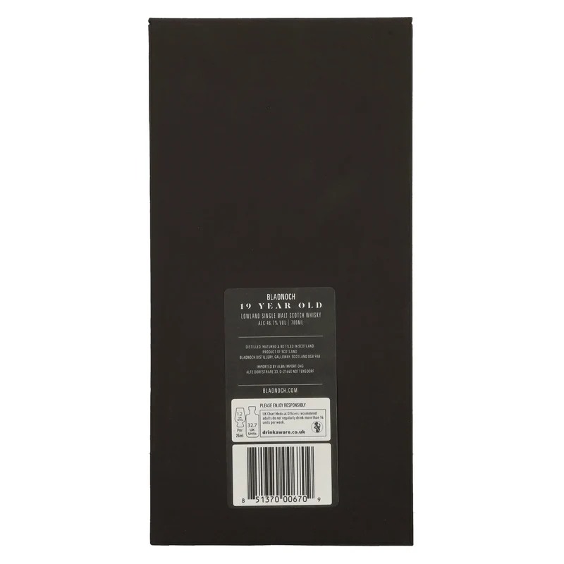 Bladnoch 19 Years Old Lowland Single Malt PX Sherry Cask 46,7% Vol. 0,7l in Geschenkbox