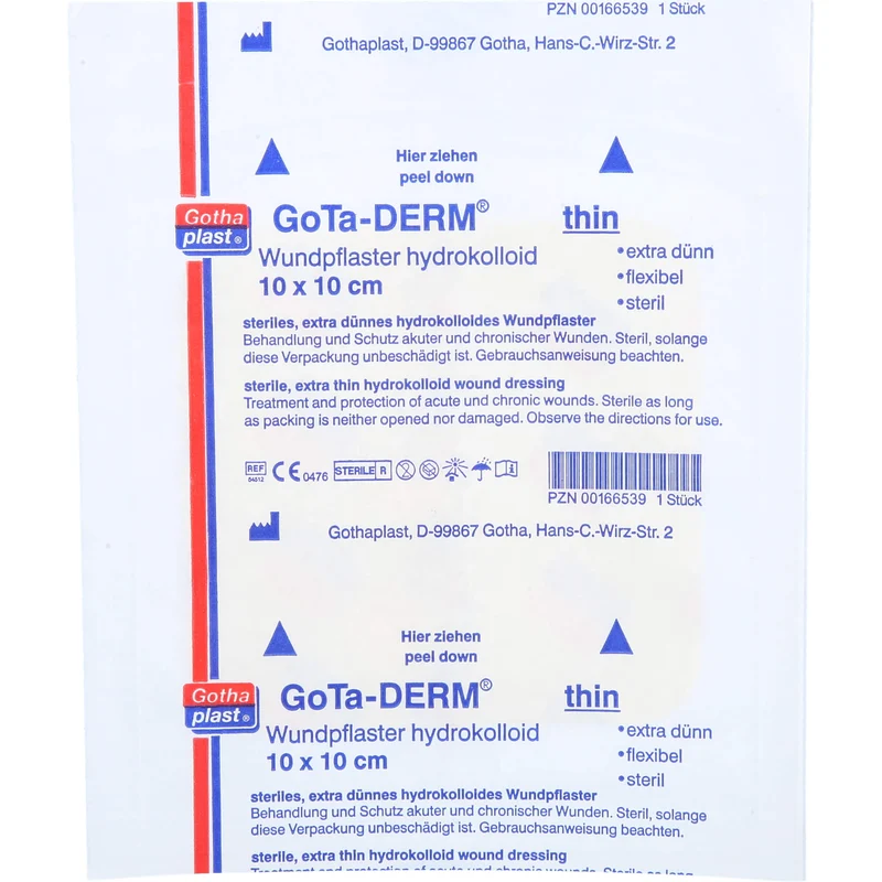 Gotha-Derm Hydrokolloides Wundpflaster 10cmx10cm, 1 St PFL