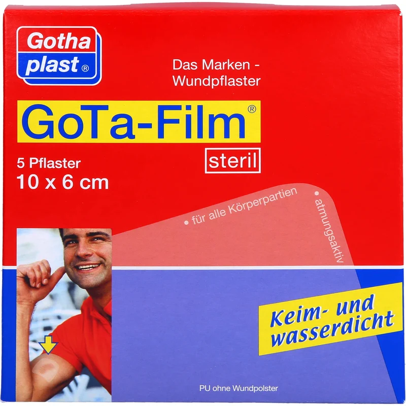 GoTa-FILM steril 10cmx6cm, 5 St PFL