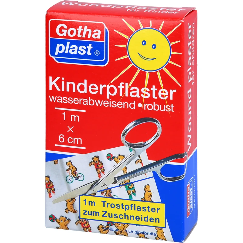 Gothaplast Kinderpflaster 1mx6cm, 1 St PFL