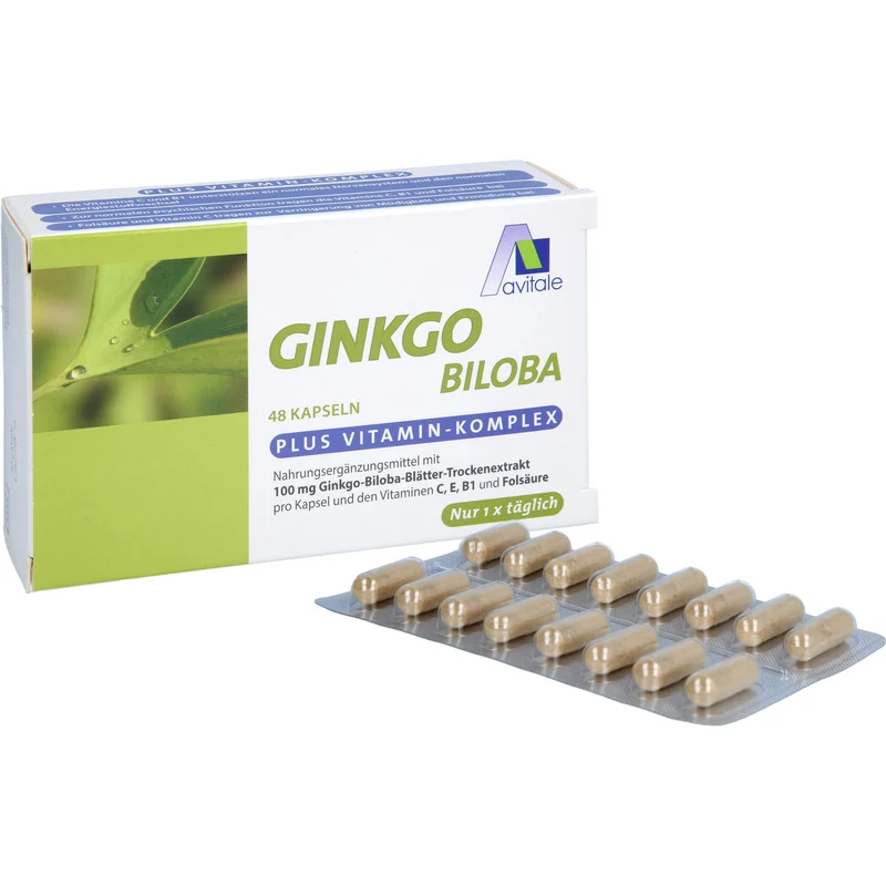 Ginkgo Biloba Kapseln, 48 St KAP