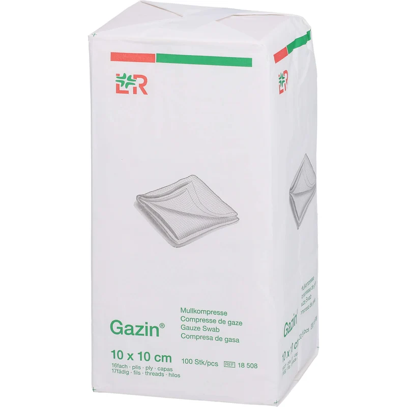 Gazin OP Kompressen 10x10 cm, 100 St KOM