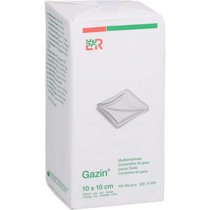 Gazin OP Kompressen 10x10 cm, 100 St KOM
