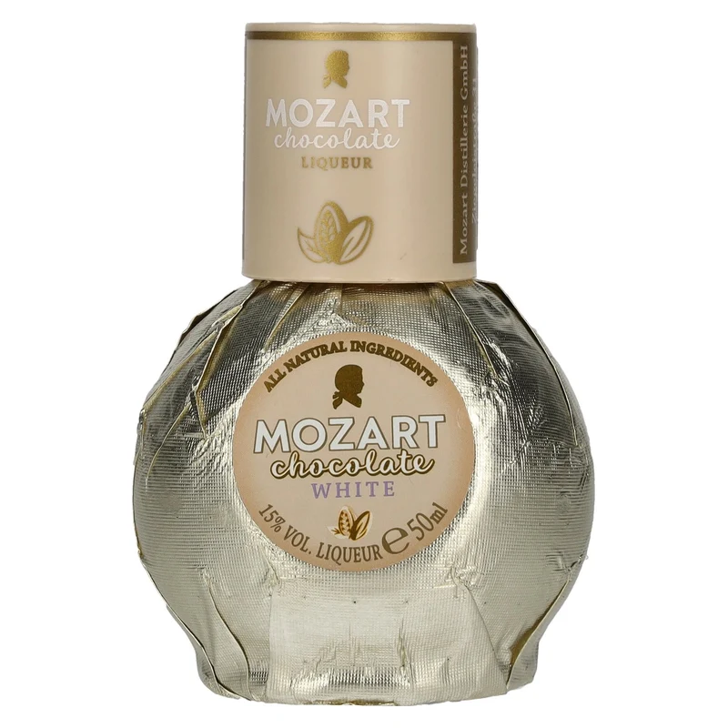 Mozart Chocolate White Sahnelikör 15% Vol. 0,05l
