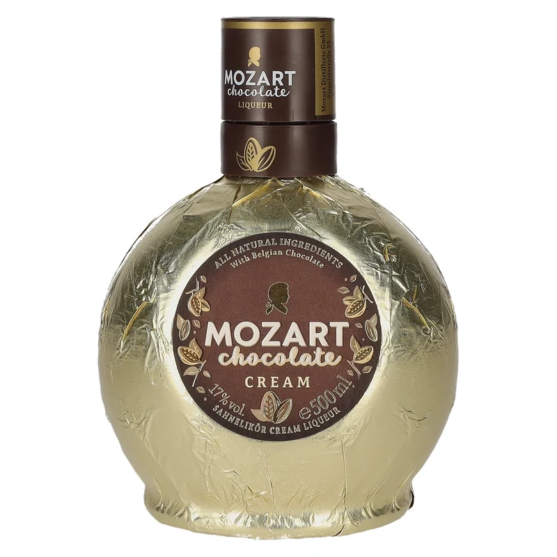 Mozart Chocolate Cream Gold Sahnelikör 17% Vol. 0,5l